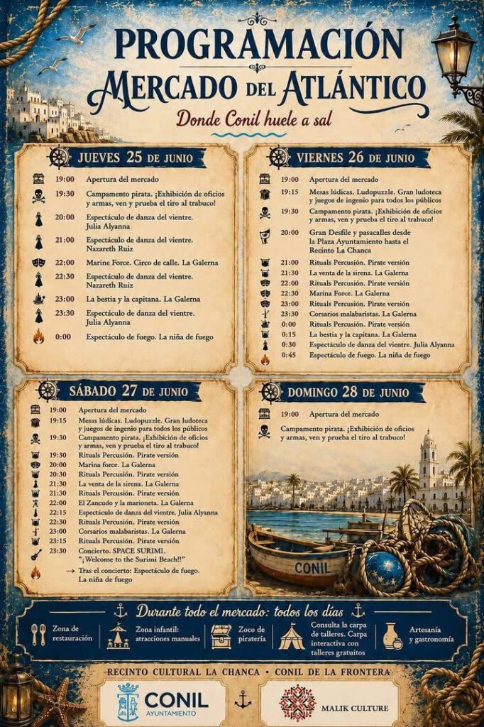 Markt in Conil Programm